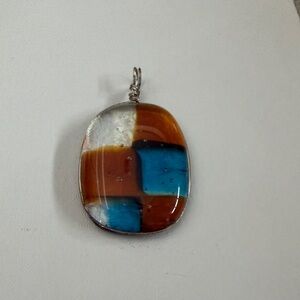 Multicolor Glass Pendant